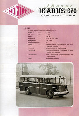 Реклама марки Икарус во времена СССР