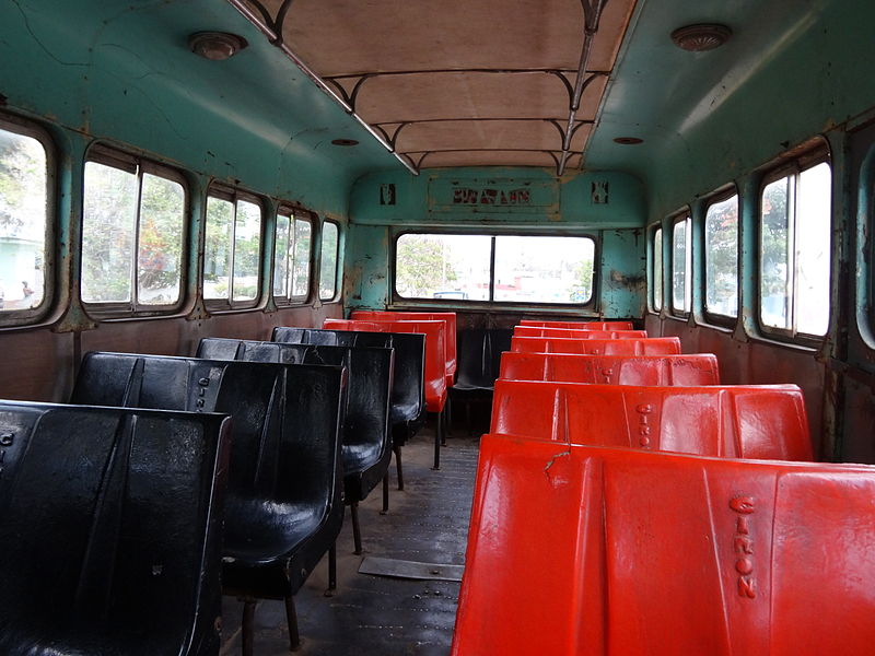 Салон Кубинского автобуса собственной сборки
