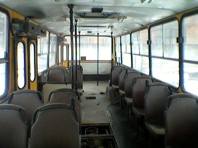 Салон городского автобуса Икарус из Великих Лук